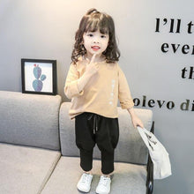 Load image into Gallery viewer, Girls&#39; leisure children&#39;s clothing in the spring and autumn female baby suit Toddler Girl Clothes Girls Boutique Outfits