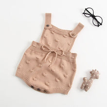 Load image into Gallery viewer, INS Autumn Knitted Rompers Newborn In Baby Girls&#39; Rompers&amp;Jumpsuit Vest Top Tee Kids Boys Gray Rompers Girl Clothing