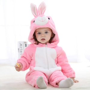 Baby Clothes 2019 Infant Romper Baby Boys Girls Jumpsuit Newborn Bebe Onesie Clothing Hooded Toddler Cute Stitch Baby Costumes