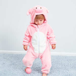 Baby Clothes 2019 Infant Romper Baby Boys Girls Jumpsuit Newborn Bebe Onesie Clothing Hooded Toddler Cute Stitch Baby Costumes