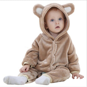 Baby Clothes 2019 Infant Romper Baby Boys Girls Jumpsuit Newborn Bebe Onesie Clothing Hooded Toddler Cute Stitch Baby Costumes