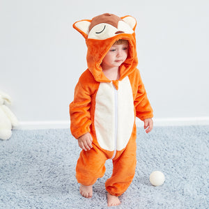 Baby Clothes 2019 Infant Romper Baby Boys Girls Jumpsuit Newborn Bebe Onesie Clothing Hooded Toddler Cute Stitch Baby Costumes