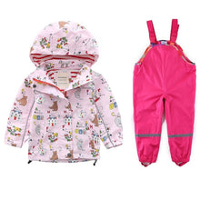 Load image into Gallery viewer, New children&#39;s clothing girls&#39; jackets children&#39;s windbreaker spring and autumn baby big children&#39;s hooded jacket + pants