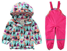 Load image into Gallery viewer, New children&#39;s clothing girls&#39; jackets children&#39;s windbreaker spring and autumn baby big children&#39;s hooded jacket + pants