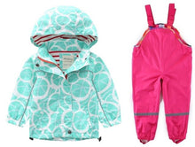 Load image into Gallery viewer, New children&#39;s clothing girls&#39; jackets children&#39;s windbreaker spring and autumn baby big children&#39;s hooded jacket + pants