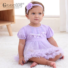 Load image into Gallery viewer, Gooulfi Baby Girls Dresses 0-6Months Cotton Baby Dress Girl Party Mini Girls&#39; Baby Clothing Birthday Party Princess Dress Summer