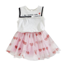 Load image into Gallery viewer, Baby Girl Clothes 2019 Hot Summer New Girls&#39; Clothing O-Neck Sleeveless Print Casual Fashion Children Clothes Suit Dress 2019