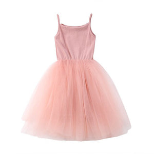 Kids Clothes 2019 Hot Summer New Girls' Clothing Toddler Baby Girls Casual Party Pettiskirt Princess Tulle Sling Dress Clothes