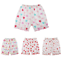 Load image into Gallery viewer, Summer Elastic Waist Baby Floral Print Princess Cute Loose Cotton Newborn Kids Shorts in Girls&#39; Shorts Children Clothing 0-3Y