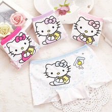 Load image into Gallery viewer, 4pcs/lot new fashion kids panties girls&#39; briefs female child underwear lovely cartoon panties children clothing baby clothe