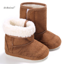 Load image into Gallery viewer, E&amp;Bainel New Winter Super Warm Newborn Baby Girls First Walkers Shoes Infant Toddler Soft Rubber Soled Anti-slip Boots Booties