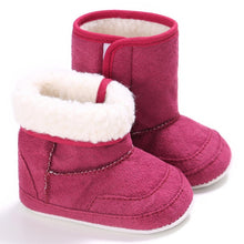 Load image into Gallery viewer, E&amp;Bainel New Winter Super Warm Newborn Baby Girls First Walkers Shoes Infant Toddler Soft Rubber Soled Anti-slip Boots Booties