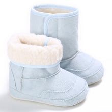 Load image into Gallery viewer, E&amp;Bainel New Winter Super Warm Newborn Baby Girls First Walkers Shoes Infant Toddler Soft Rubber Soled Anti-slip Boots Booties