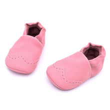 Load image into Gallery viewer, E&amp;Bainel New Baby Moccasins Infant Toddler Suede Leather Shoes Kids Girls Boys Prewalker Anti-slip Soft Sole Shoes First Walkers