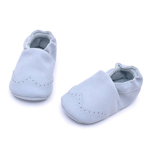 E&Bainel New Baby Moccasins Infant Toddler Suede Leather Shoes Kids Girls Boys Prewalker Anti-slip Soft Sole Shoes First Walkers