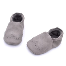 Load image into Gallery viewer, E&amp;Bainel New Baby Moccasins Infant Toddler Suede Leather Shoes Kids Girls Boys Prewalker Anti-slip Soft Sole Shoes First Walkers