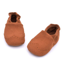 Load image into Gallery viewer, E&amp;Bainel New Baby Moccasins Infant Toddler Suede Leather Shoes Kids Girls Boys Prewalker Anti-slip Soft Sole Shoes First Walkers