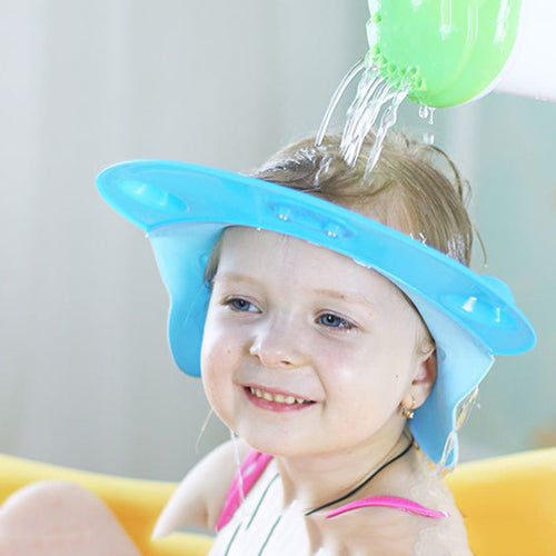 Baby Lovely Adjustable Shampoo Hat Cute Seahorse Toddler Kids Shampoo Shield Visor Bathing Tub Cap Wash Hair Caps For Baby Care