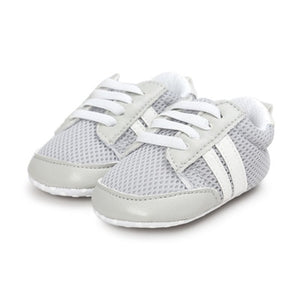 Hot sell baby moccasins infant anti-slip PU Leather first walker sneaker soft soled Newborn Baby sport shoes for 0-18M