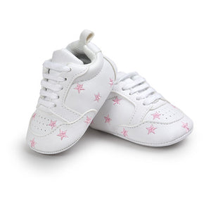 Hot sell baby moccasins infant anti-slip PU Leather first walker sneaker soft soled Newborn Baby sport shoes for 0-18M