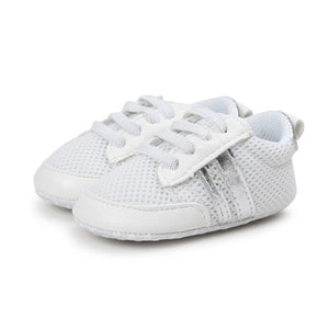 Hot sell baby moccasins infant anti-slip PU Leather first walker sneaker soft soled Newborn Baby sport shoes for 0-18M