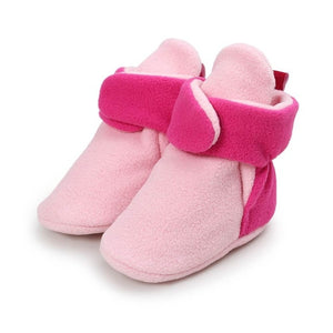 Unisex Baby Newborn Cozie Faux Fleece Bootie Winter Warm Infant Toddler Crib Shoes Classic Floor Boys