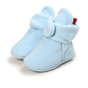 Unisex Baby Newborn Cozie Faux Fleece Bootie Winter Warm Infant Toddler Crib Shoes Classic Floor Boys