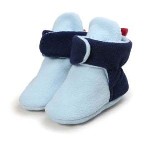 Unisex Baby Newborn Cozie Faux Fleece Bootie Winter Warm Infant Toddler Crib Shoes Classic Floor Boys