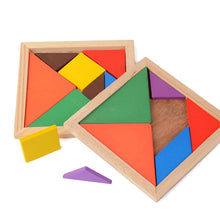 Load image into Gallery viewer, Hot 3d puzzle early educational DTY colorful wooden toy tangram games lock puzzle toys for children 8 style