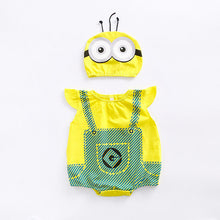 Load image into Gallery viewer, 2018 Newborn Baby boy girl Cotton rompers set baby boys' clothing + hat Dragon Ball outifts Summer sleeveless jumpsuits
