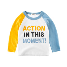 Load image into Gallery viewer, Autumn children&#39;s wear 2018 new boys&#39; long sleeved T-shirt, pure cotton children&#39;s clothing, baby bottoming shirt.