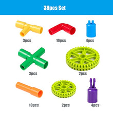 Load image into Gallery viewer, 38-306pcs Educational DIY Water Pipe Building Blocks Assembling Pipeline Tunnel Plastic Blocks Toys for Children Gifts