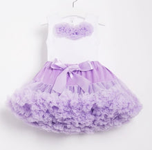 Load image into Gallery viewer, NEW baby tutu set Girls&#39; Baby Clothing chiffon pettiskirt set girls clothing set two pieces baby 1 birthday set