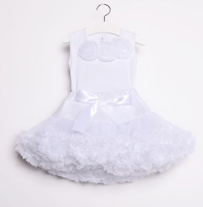 NEW baby tutu set Girls' Baby Clothing chiffon pettiskirt set girls clothing set two pieces baby 1 birthday set