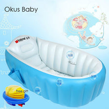 Load image into Gallery viewer, Portable bathtub inflatable bath tub Child tub Cushion Warm winner keep warm folding Portable bathtub With Air Pump Free Gift