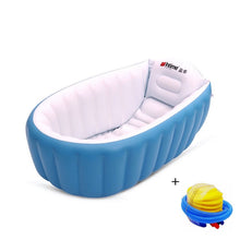 Load image into Gallery viewer, Portable bathtub inflatable bath tub Child tub Cushion Warm winner keep warm folding Portable bathtub With Air Pump Free Gift