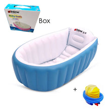 Load image into Gallery viewer, Portable bathtub inflatable bath tub Child tub Cushion Warm winner keep warm folding Portable bathtub With Air Pump Free Gift