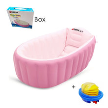 Load image into Gallery viewer, Portable bathtub inflatable bath tub Child tub Cushion Warm winner keep warm folding Portable bathtub With Air Pump Free Gift