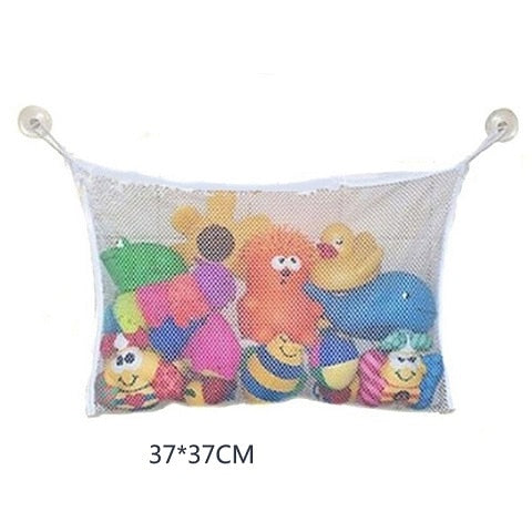 Bathroom Baby Toy Organizer with Suction Net  Bath Baby Kid Storage Organizer Toy Hanging Organizer