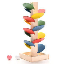 Load image into Gallery viewer, Montessori Baby Blocks toy Wooden Tree Marble Ball Run Track Game Kids Children Educational Intelligence Model Building