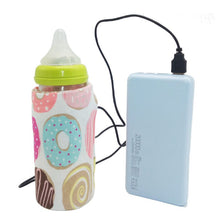 Load image into Gallery viewer, Travel Stroller USB Milk Water Warmer Insulated Bag Baby Nursing Bottle Heater 6 Colors
