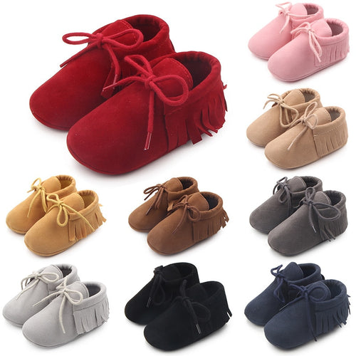 Baby Girl Shoes Boy Girl Soft Moccs Fringe Soft Soled Footwear Shallow Newborn Baby Moccasins for Autumn Spring Baby shoes Girls