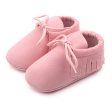 Load image into Gallery viewer, Baby Girl Shoes Boy Girl Soft Moccs Fringe Soft Soled Footwear Shallow Newborn Baby Moccasins for Autumn Spring Baby shoes Girls