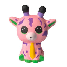 Load image into Gallery viewer, 2019 New Arrival Kawaii Jumbo squishi Cartoon Animal Tie Sika Deer Squishy Slow Rising PU Stress Relief Squeeze Toys 9.5*8*5 CM