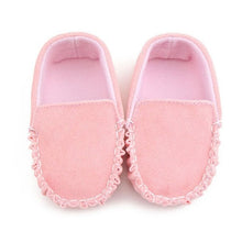 Load image into Gallery viewer, Newborn Baby Boy Girl Shoes First Walkers Baby Moccasin Shoes PU Leather Prewalkers for Kids Crib Shoes