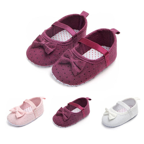 2018 Baby Boy Shoes Spring Autumn Bow Classic Canvas Cotton Baby Girl Shoes The First Walkers Fashion Comfort Baby Girl Shoes