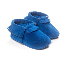 Load image into Gallery viewer, 2019 PU Suede Leather Newborn Baby Moccasins Shoes Soft Soled Non-slip Crib First Walker