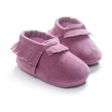 Load image into Gallery viewer, 2019 PU Suede Leather Newborn Baby Moccasins Shoes Soft Soled Non-slip Crib First Walker