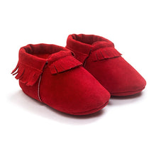 Load image into Gallery viewer, 2019 PU Suede Leather Newborn Baby Moccasins Shoes Soft Soled Non-slip Crib First Walker