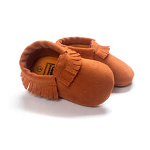 Load image into Gallery viewer, 2019 PU Suede Leather Newborn Baby Moccasins Shoes Soft Soled Non-slip Crib First Walker